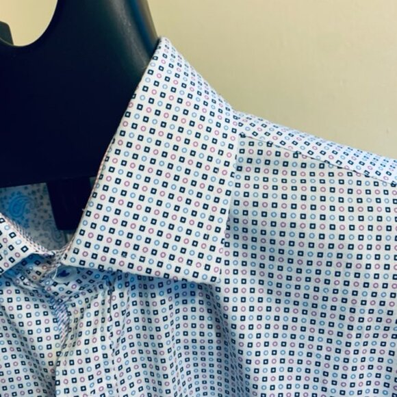 CON.STRUCT Stretch Slim Fit Button Down Shirt - Picture 3 of 6